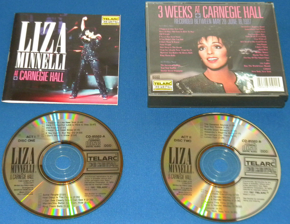 LIZA MINNELLI - At Carnegie Hall USATO MOLTO BUONO