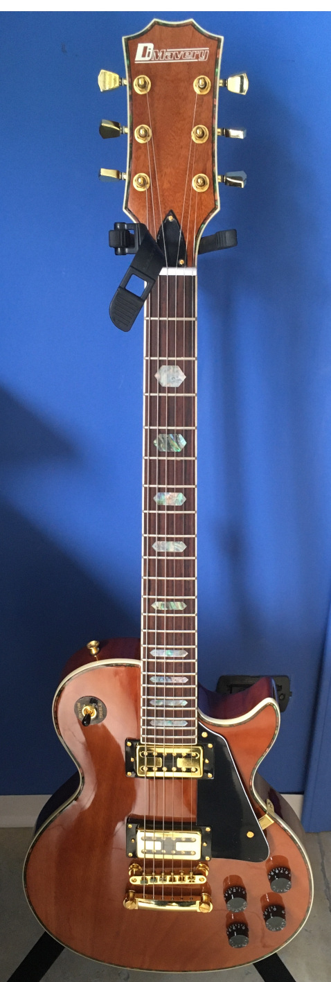 Chitarra elettrica tipo Les Paul Dimavery LP-700 miele scuro