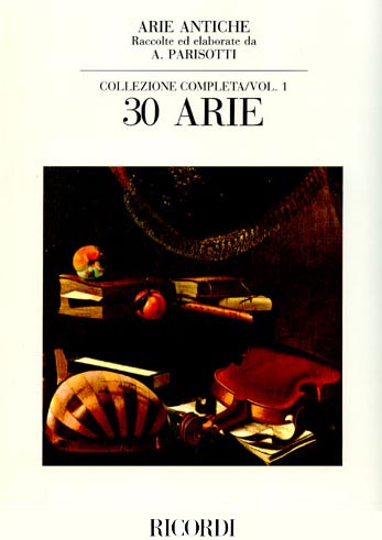 PARISOTTI - 40 Arie per Canto e Pianoforte Vol. 3