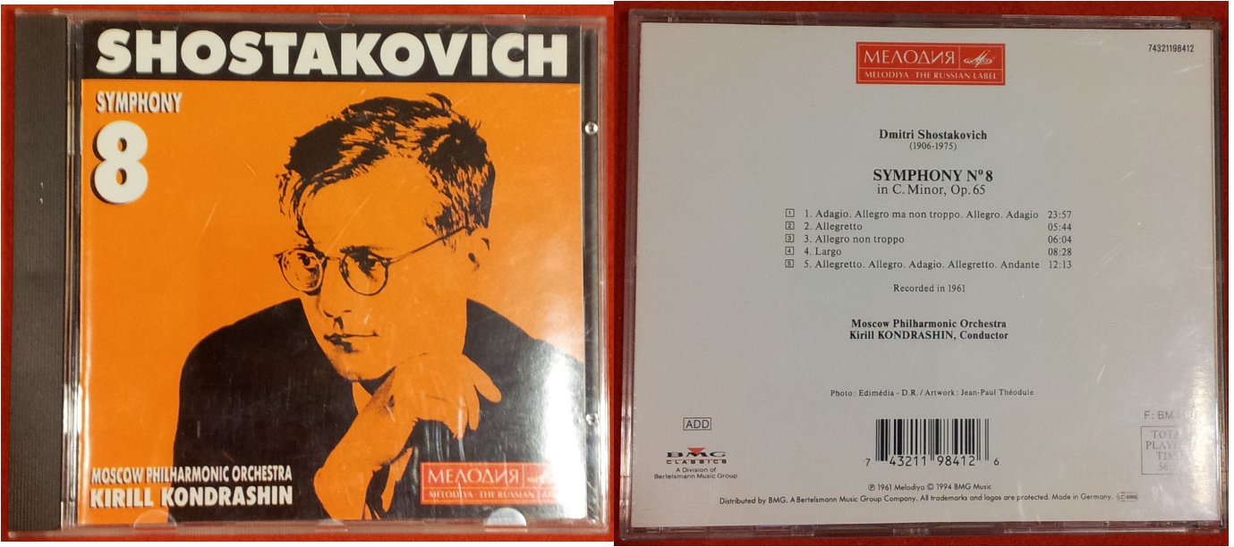 SHOSTAKOVICH - Symphony No.8 USATO BUONO
