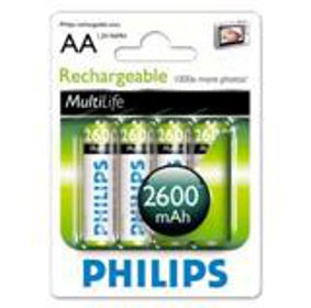Philips Batterie Ricaricabili Stilo 1.2 V - 2600 mAh