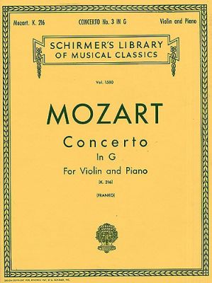 MOZART- Concerto in G per violino e pianoforte K216