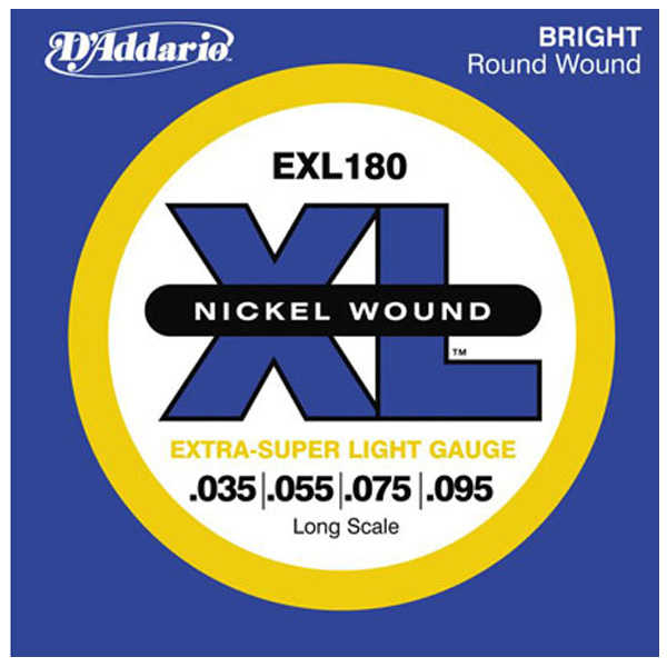 D'Addario EXL180 corde per basso nickel wound (035-095)