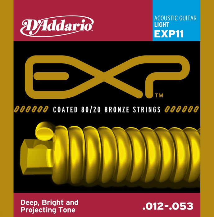 Daddario EXP11 corde per acustica Light 012-053