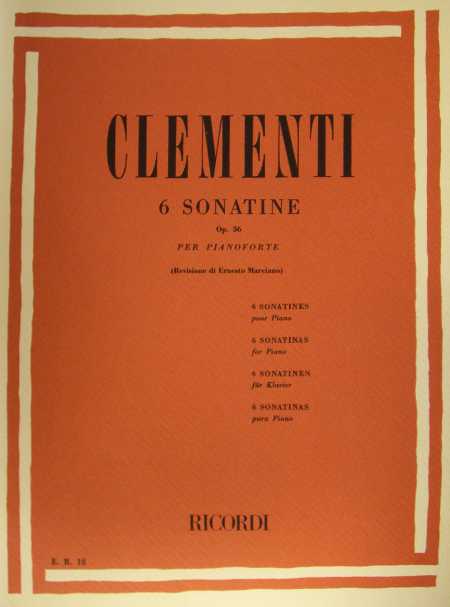 CLEMENTI - 6 sonatine Op. 36 CLEMENTI - 6 sonatine Op. 36