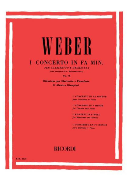 WEBER - Concerto n.1 in Fa minore Op.73