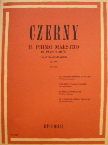 CZERNY - Il 1° maestro di pianoforte op.599 CZERNY - Il 1° maestro di pianoforte op.599