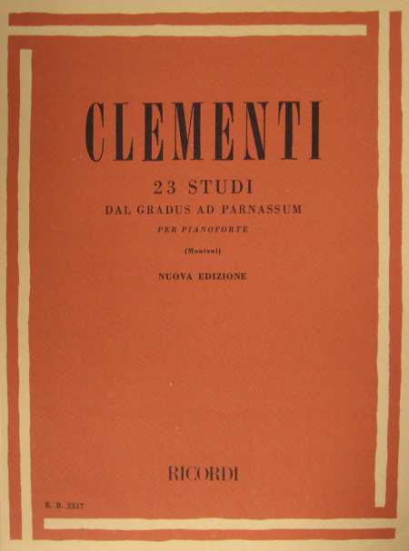 CLEMENTI - 23 studi dal Gradus Ad Parnassum CLEMENTI - 23 studi dal Gradus Ad Parnassum