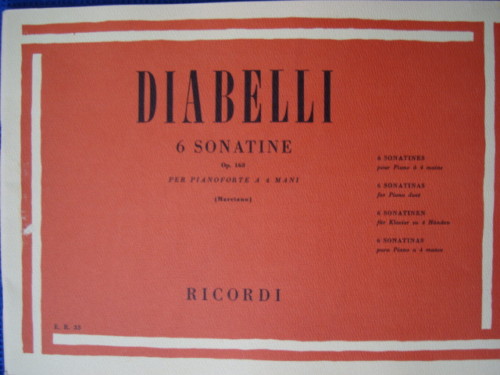 DIABELLI - 6 sonatine op. 163
