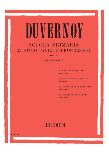 DUVERNOY - Scuola Primaria op. 176
