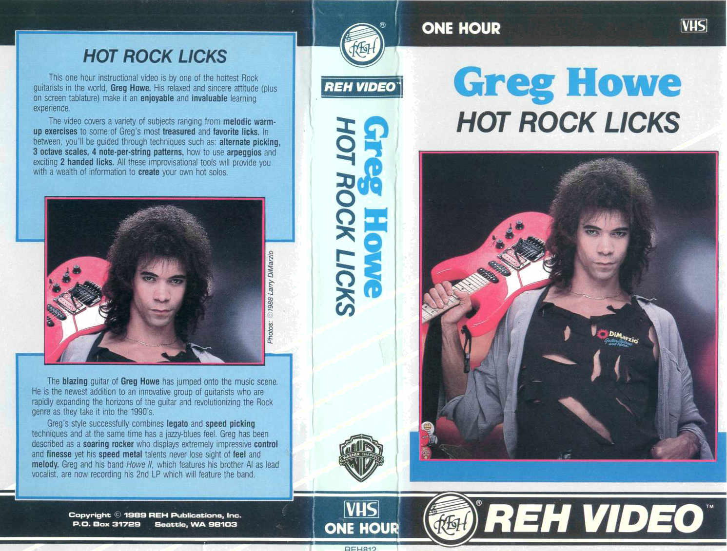 G. Howe - Hot Rock Licks / videocassetta VHS