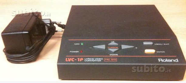 Roland LVC-1 Interfaccia Video Karaoke USATO CLIENTE
