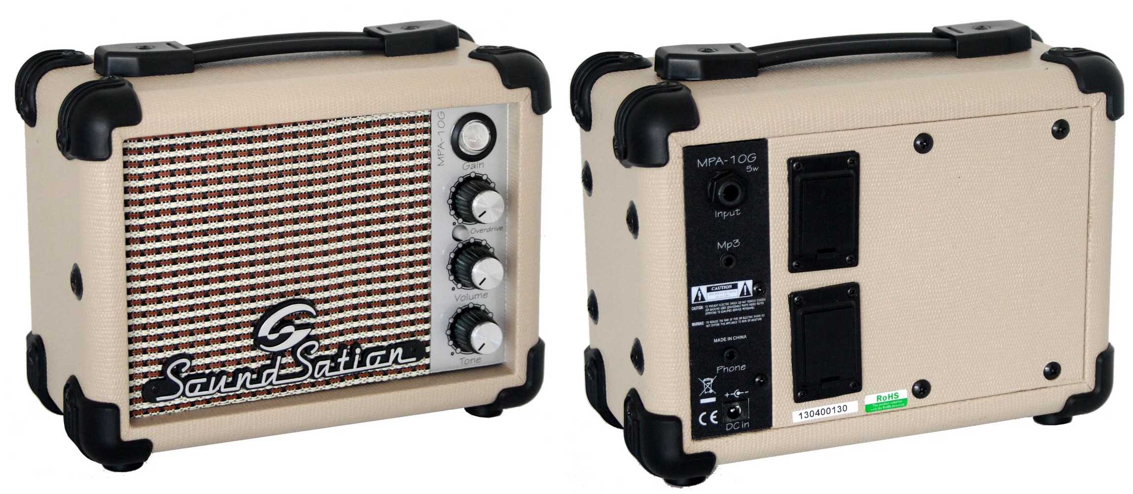 Mini Amplificatore Portatile a Batteria per Chitarra [MPA-10G] - 30.00EUR :  Music4Company, Online Store
