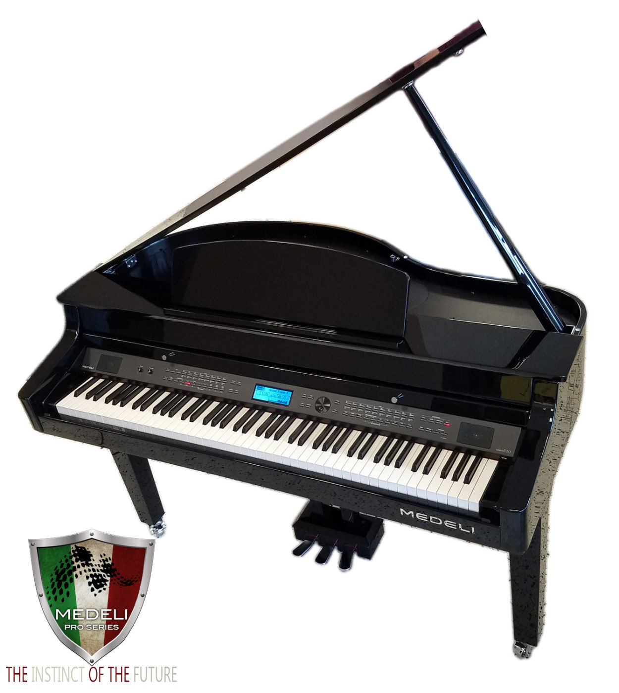 Pianoforte a Codino Medeli GRAND 510 BK Pianoforte a Codino Medeli GRAND 510 BK