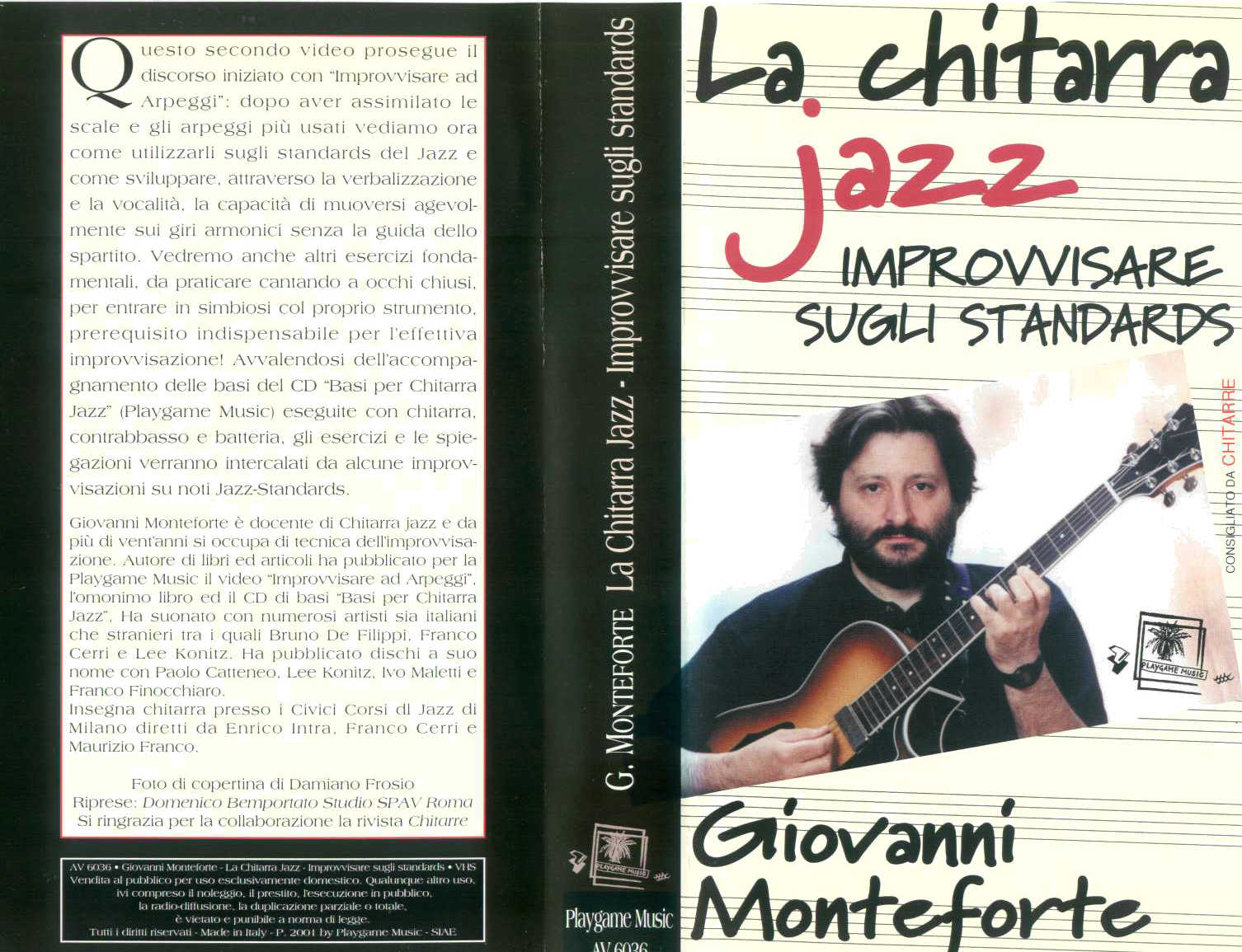 G. Monteforte - La chitarra jazz / videocassetta VHS