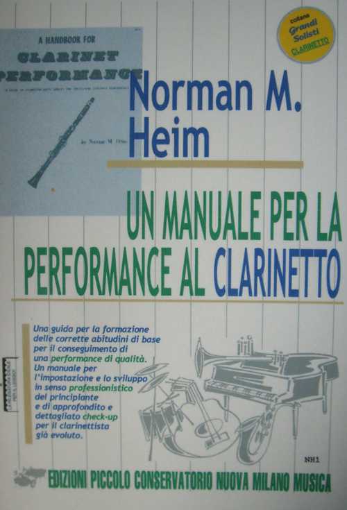 HEIM - Un manuale per la performance al clarinetto