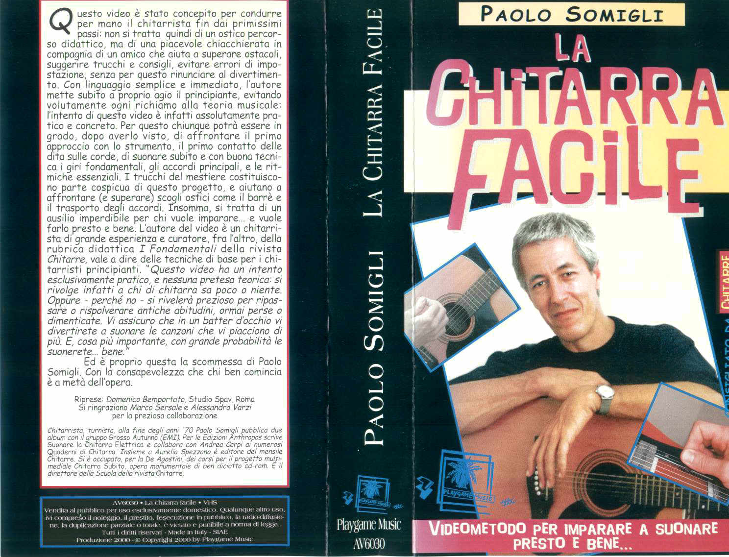 P. Somigli - La Chitarra Facile / videocassetta VHS