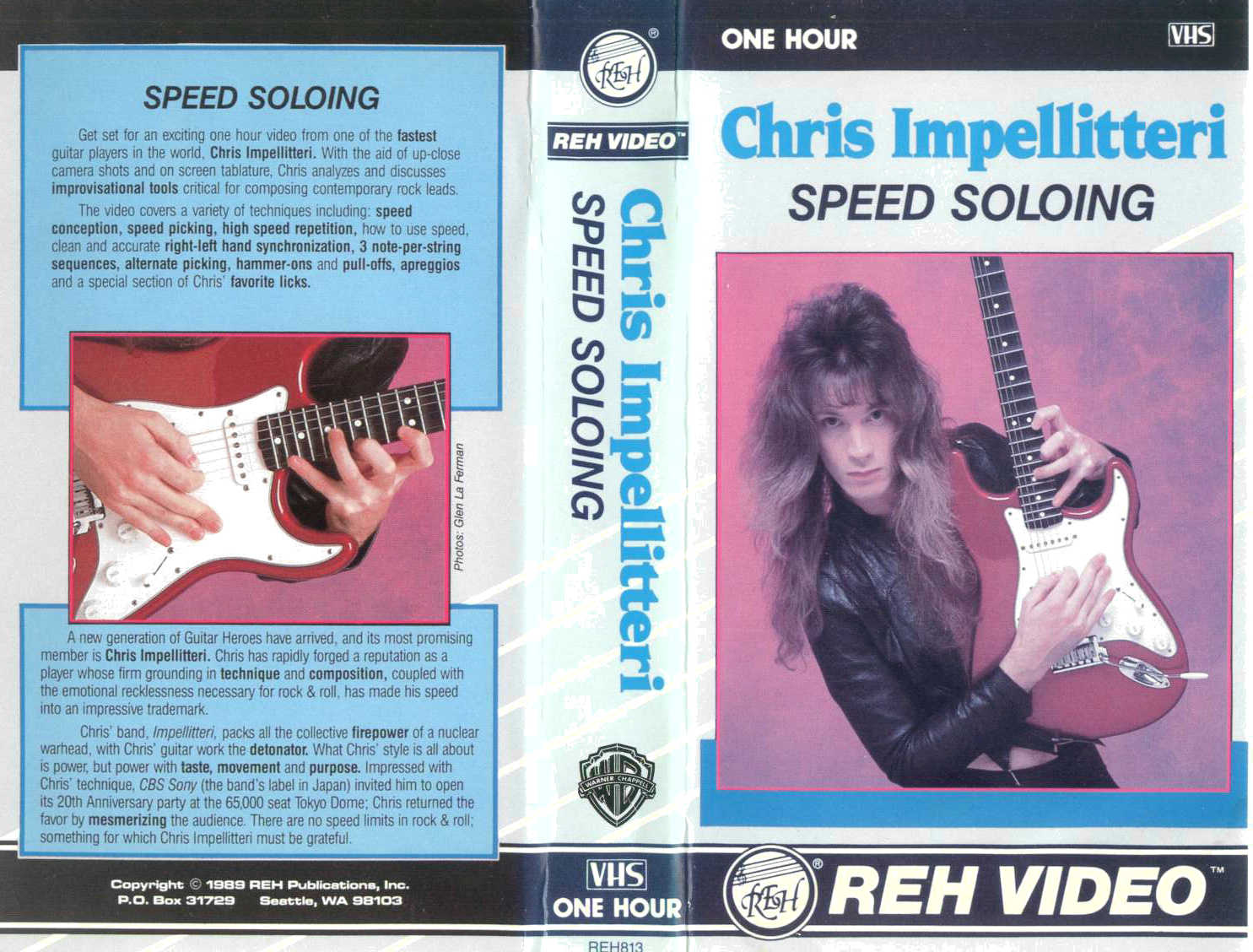 C. Impellitteri / Speed Soloing - videocassetta VHS