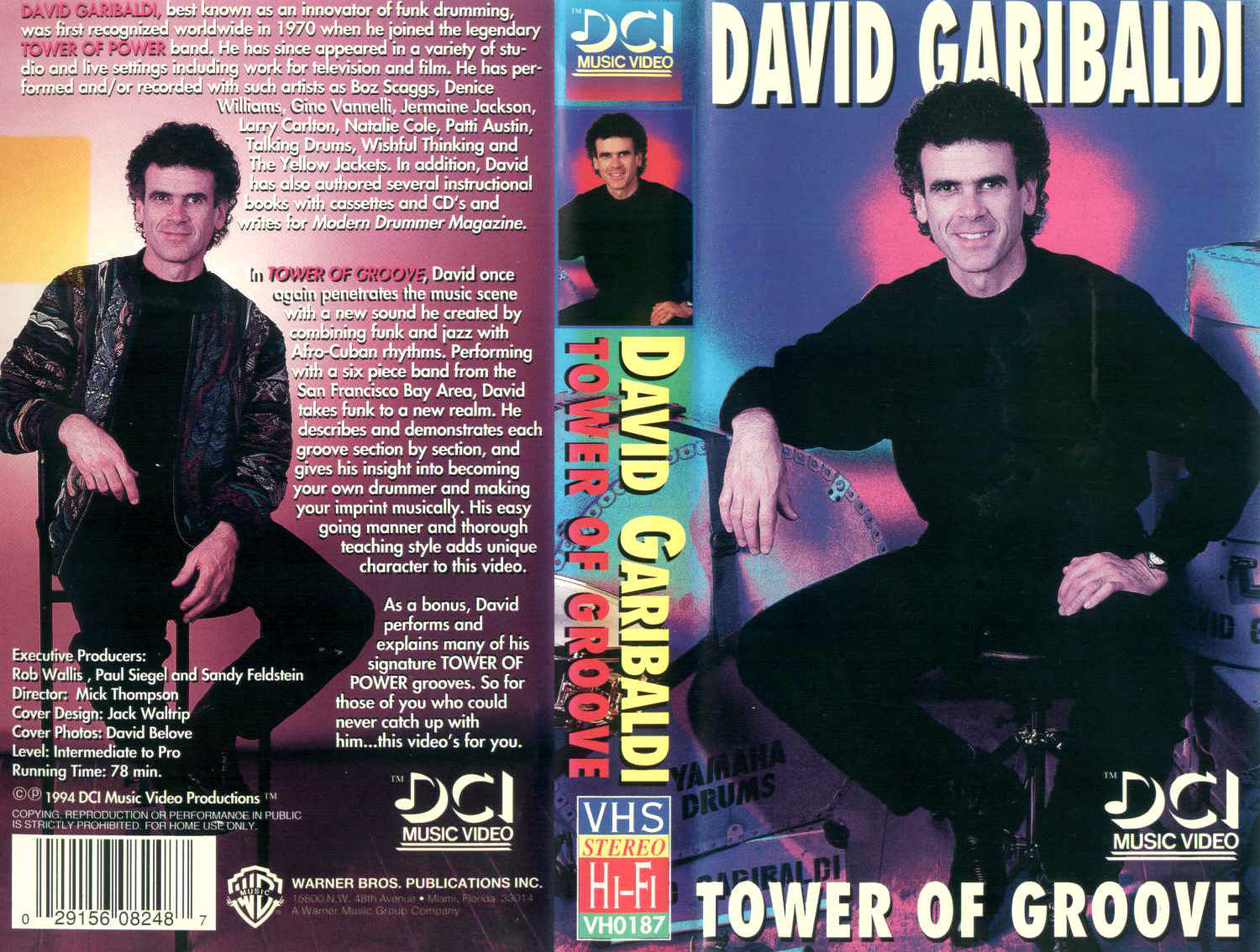 D. Garibaldi - Tower of Groove 1 / videocassetta VHS