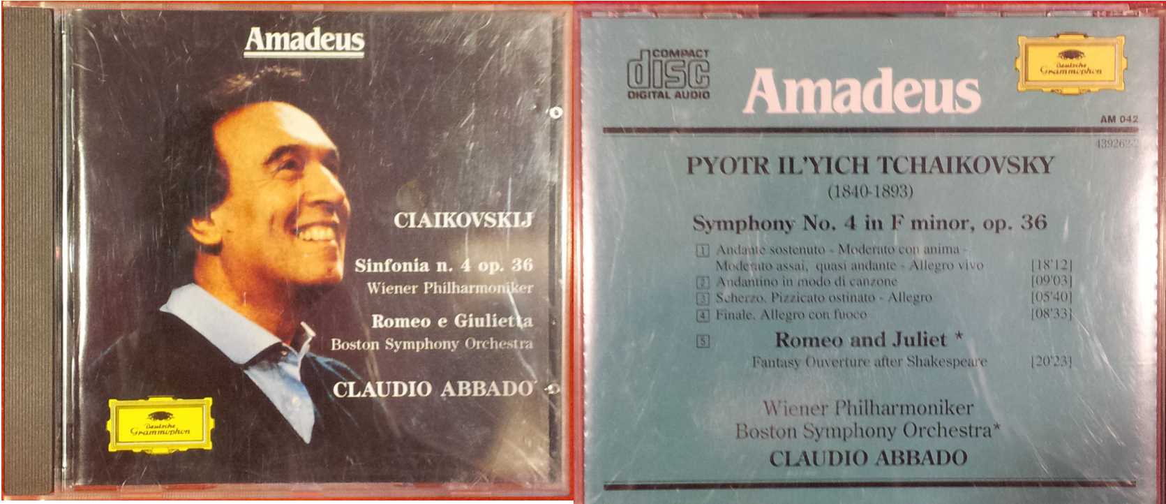 CIAIKOVSKIJ - Sinfonia nr. 4 op. 36 USATO BUONO CIAIKOVSKIJ - Sinfonia nr. 4 op. 36 USATO BUONO