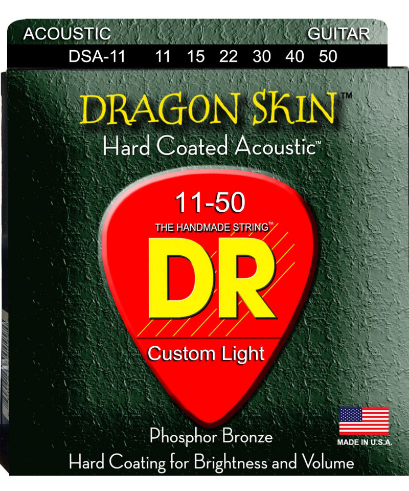 DR STRINGS DSA-11 Dragon Skin Acoustic 11-50