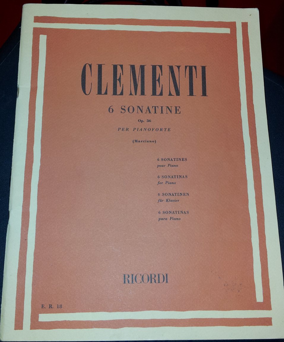 CLEMENTI - 6 sonatine Op. 36 USATO!!