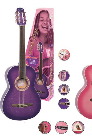 Gipsy Rose Chitarra Classica 7/8 per ragazza