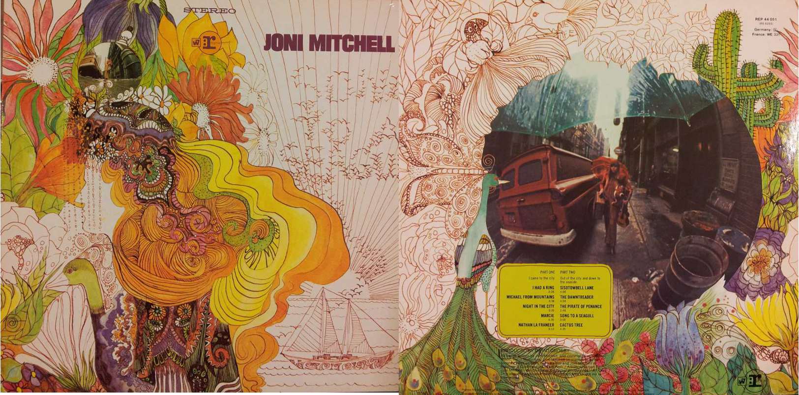 JONI MITCHELL - Song To a Seagull(LP/Vinile 33 giri) USATO BUONO
