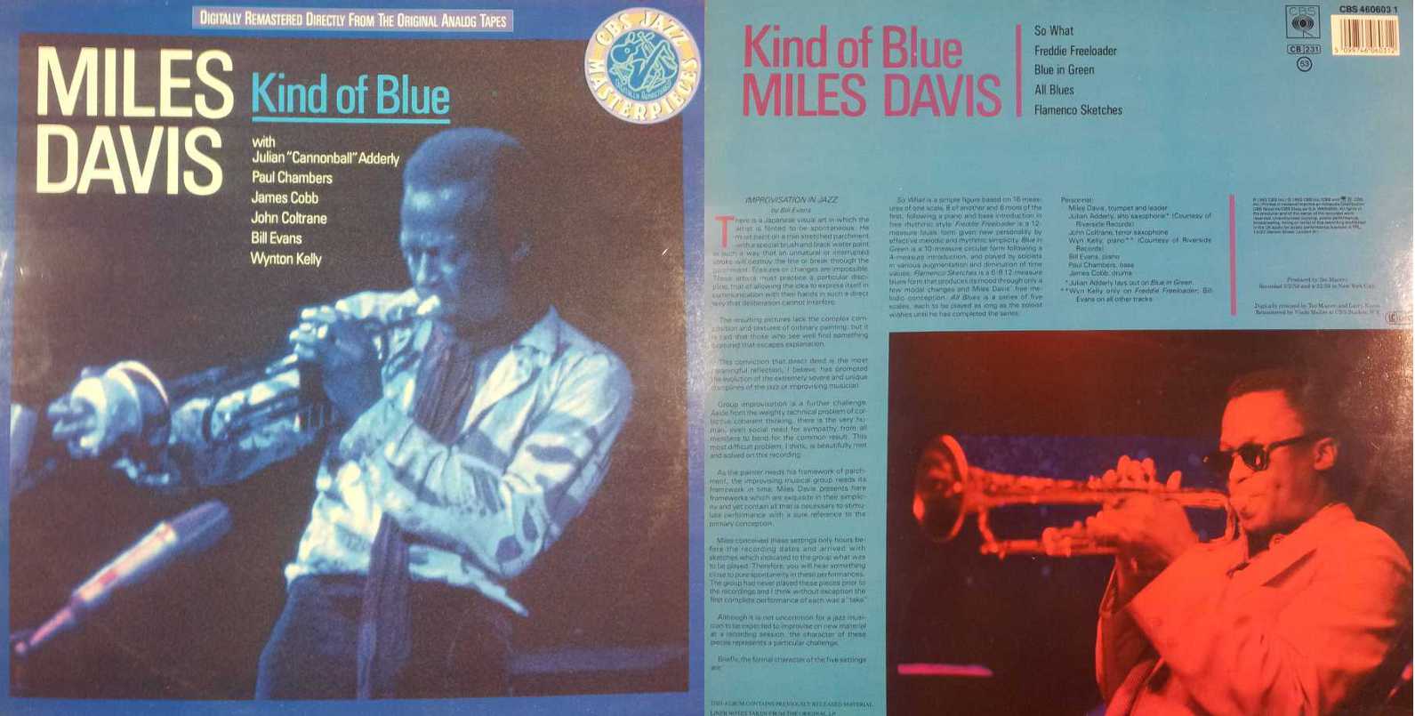 MILES DAVIS - Kind Of Blue (LP/Vinile 33 giri) USATO BUONO
