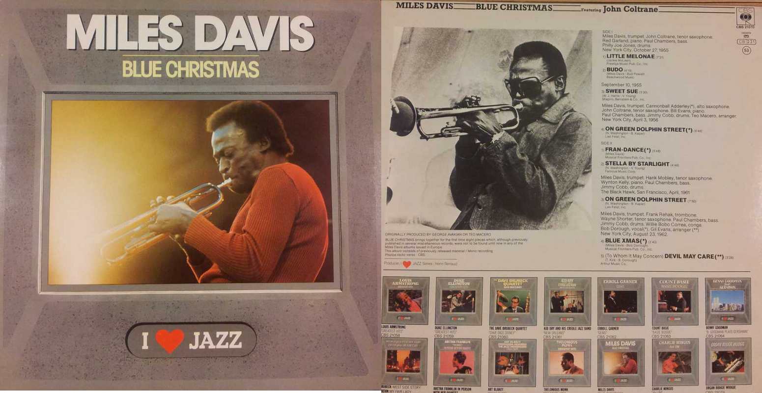 MILES DAVIS - Blue Christmas (LP/Vinile 33 giri) USATO BUONO