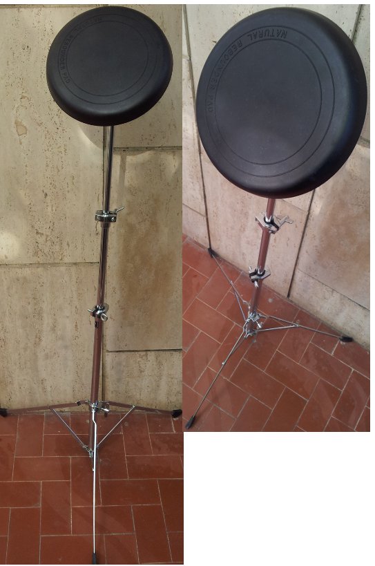 Pad Allenatore da Studio in Gomma - Supporto Fino a 125 cm