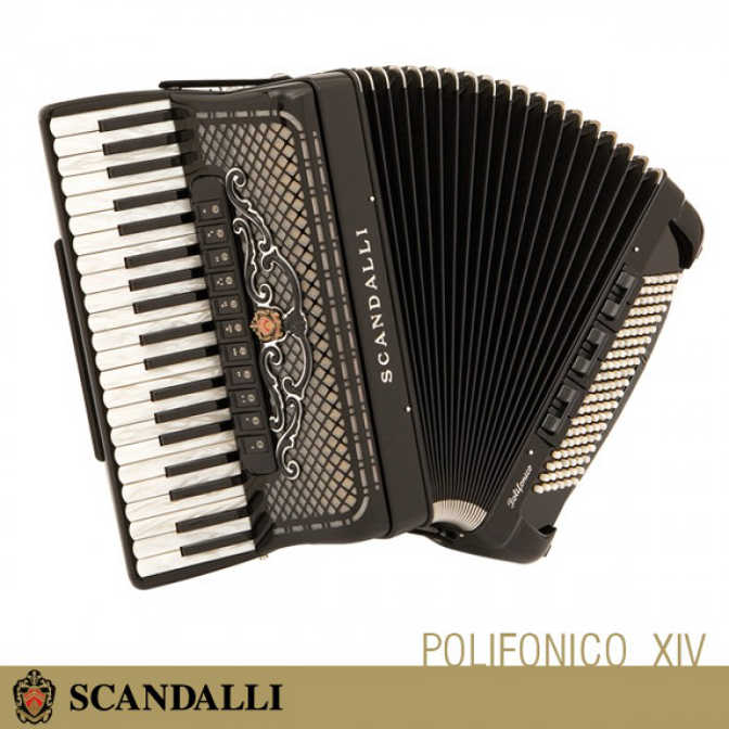 Scandalli Fisarmonica Bassi Standard Polifonico XIV DL