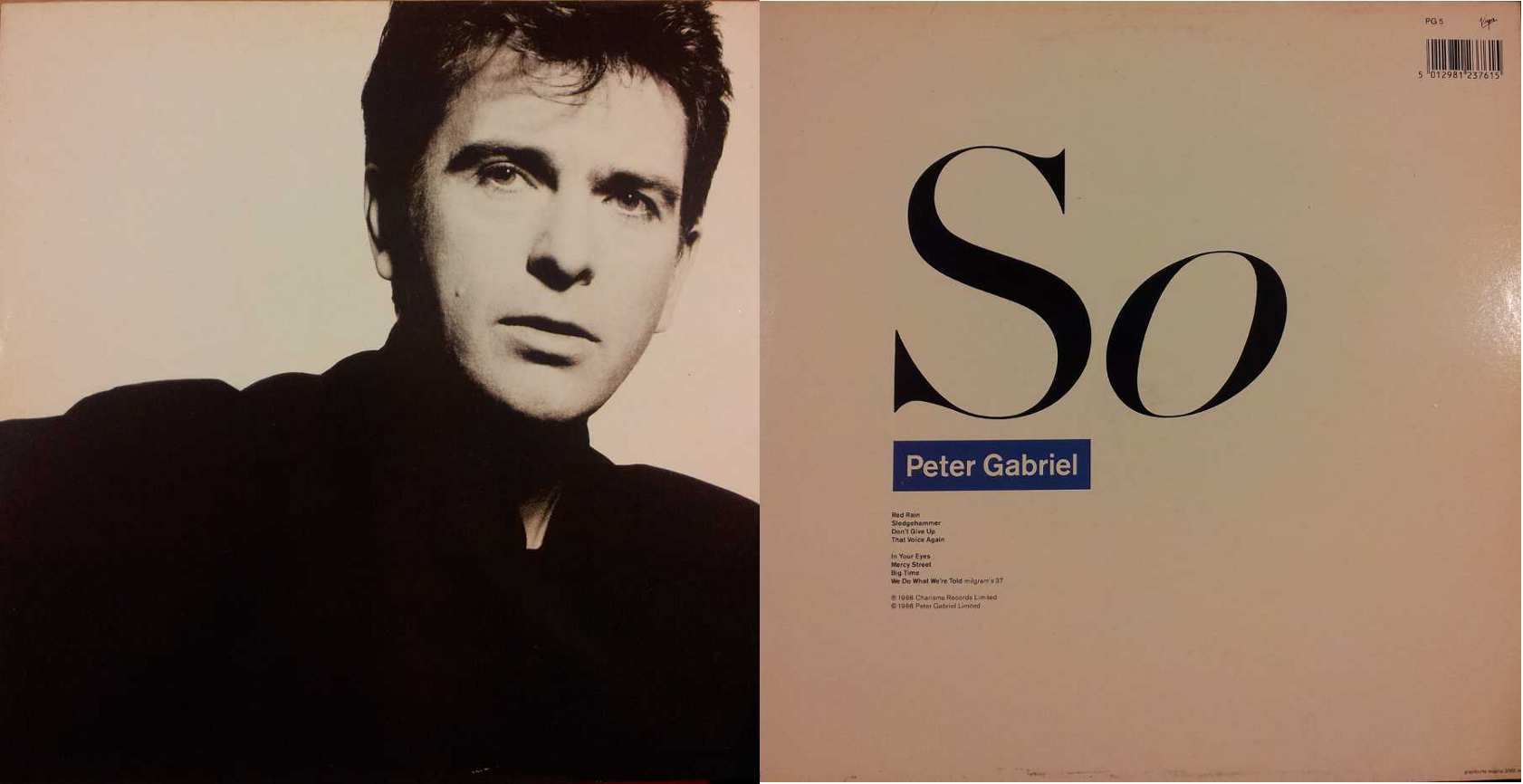 PETER GABRIEL - So (LP/Vinile 33 giri) USATO BUONO