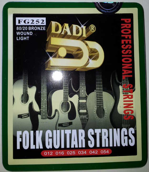 Dadi Muta di Corde per Chitarra Acustica 80/20 Bronze Wound Ligh